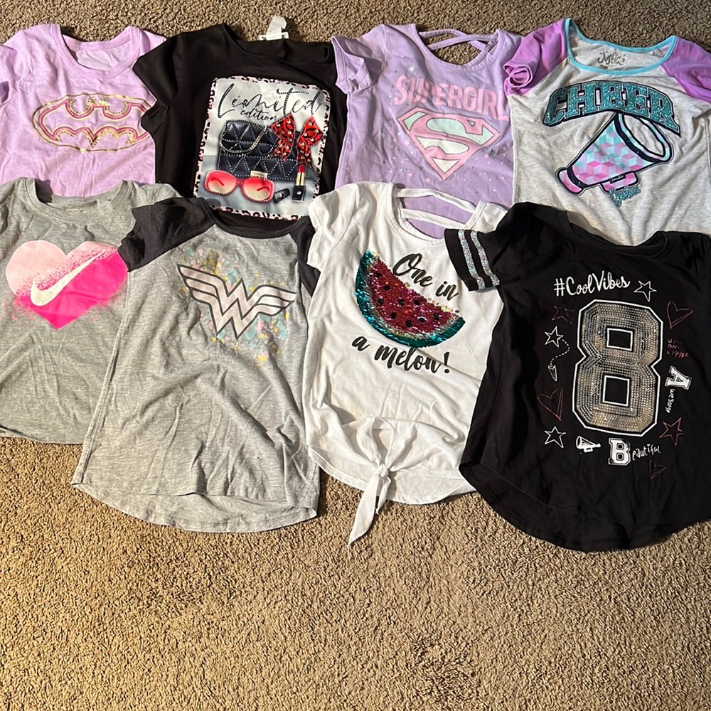 Girls lot of t shirts